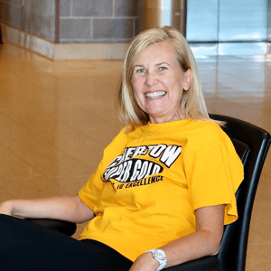 Beth is the camp administrator for the Gold Medal Training Camp System. 