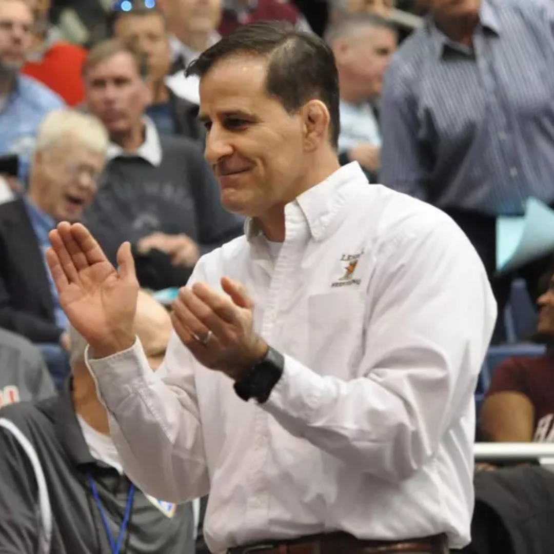 Pat Santoro coaching at Lehigh University