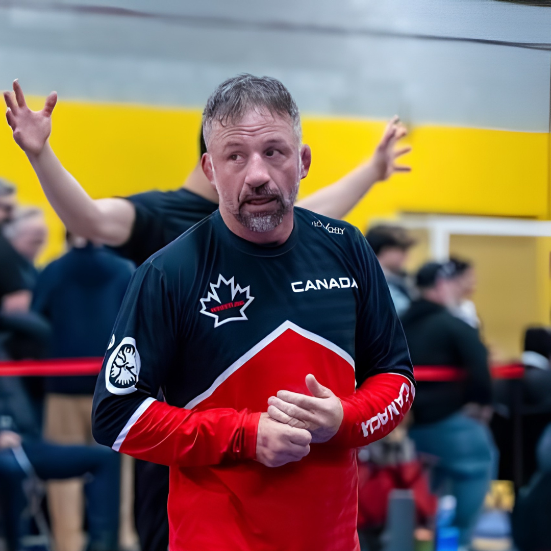 Clint Klingsbury at a wrestling match