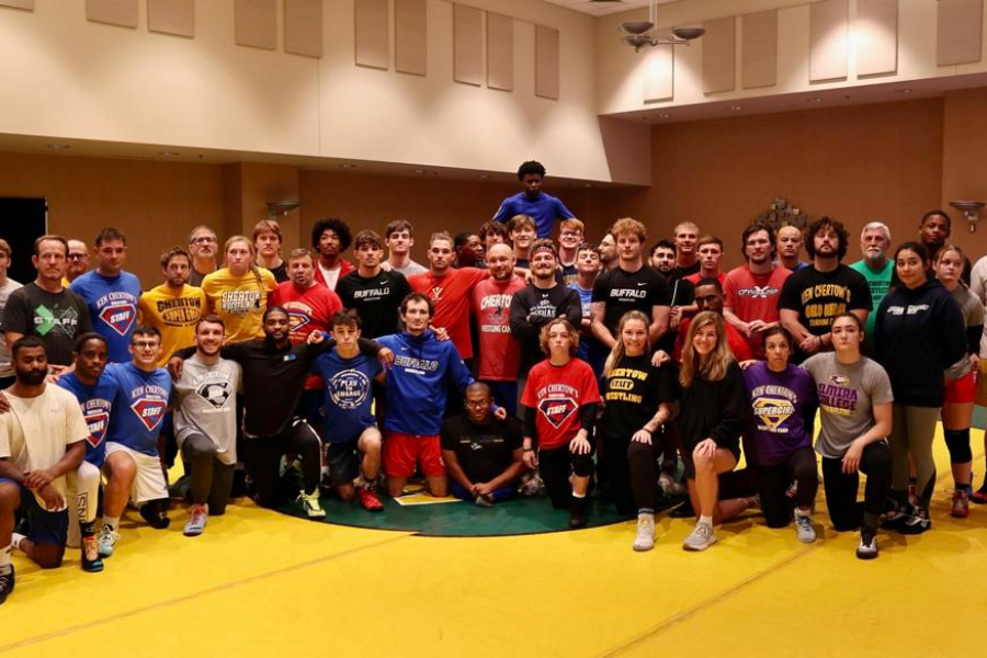 All of the coaches at Super Gold Medal Training Camp.