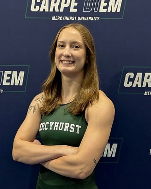 Hadyn Stine, coach at Ken Chertow's SuperGirl girls wrestling camp